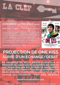 Ciné-débat autour du film One Kiss d'Ivan Cotroneo. Le vendredi 19 mai 2017 à Paris05. Paris.  20H00
